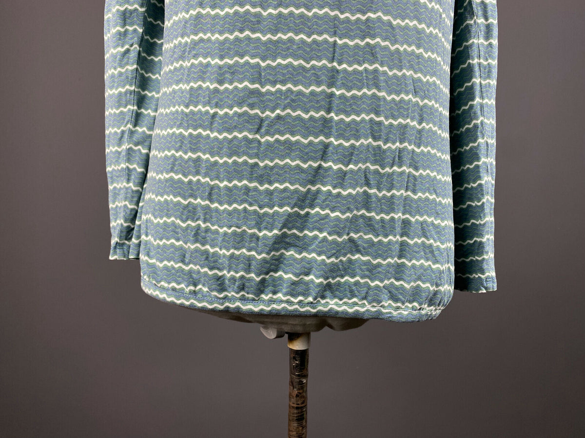 Deerberg by OSKA Blue Stripe Boat Neck Pullover Sweater – Size M