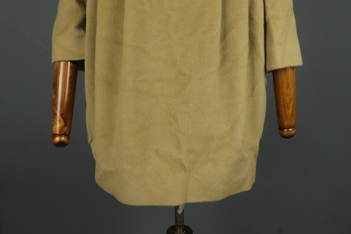 MOSCHINO Aeffe Brown 100% Virgin Wool 3/4 Sleeve Cheap and Chic Short Coat Sz 38