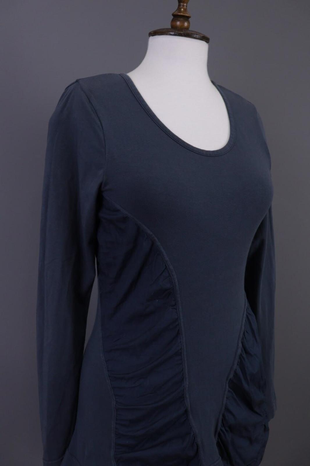 RUNDHOLZ Blue Lagenlook Designer Long Sleeve Top Shirt Tunic – Size XS
