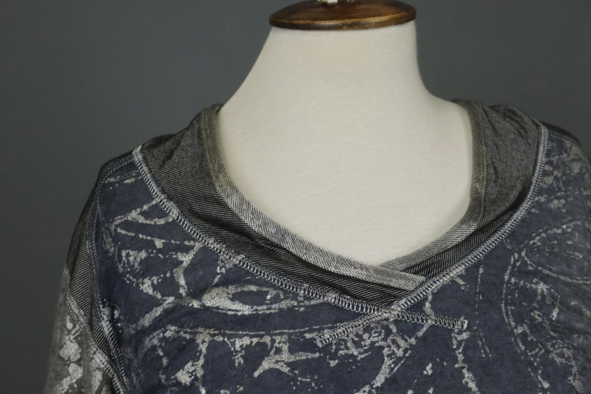 BEATE HEYMANN Multicolor Printed Long Sleeve Pullover Activewear Hoodie – Size 14