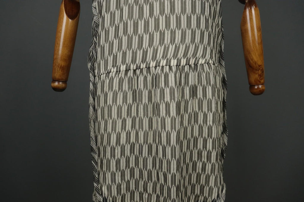 Isabel Marant Etolie Multi Geometric Short Sleeve Round Neck Shift Dress – Size 40