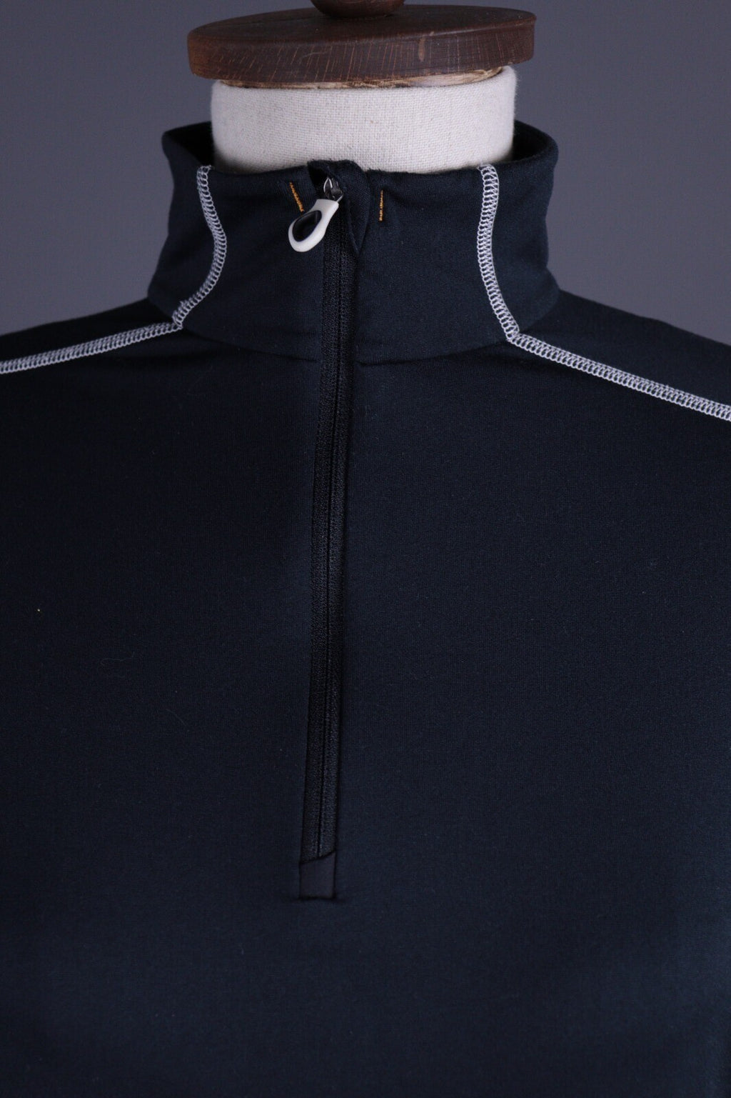 KJUS Black Fleece Pullover Activewear Outdoor Ski Fleece Base Layer 42 / XL