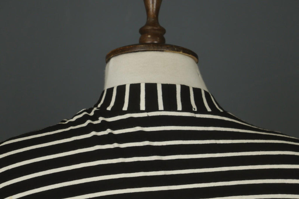 MARIMEKKO Samu-Jussi Koski Black White Stripe Open Front Cardigan Sweater – Size L