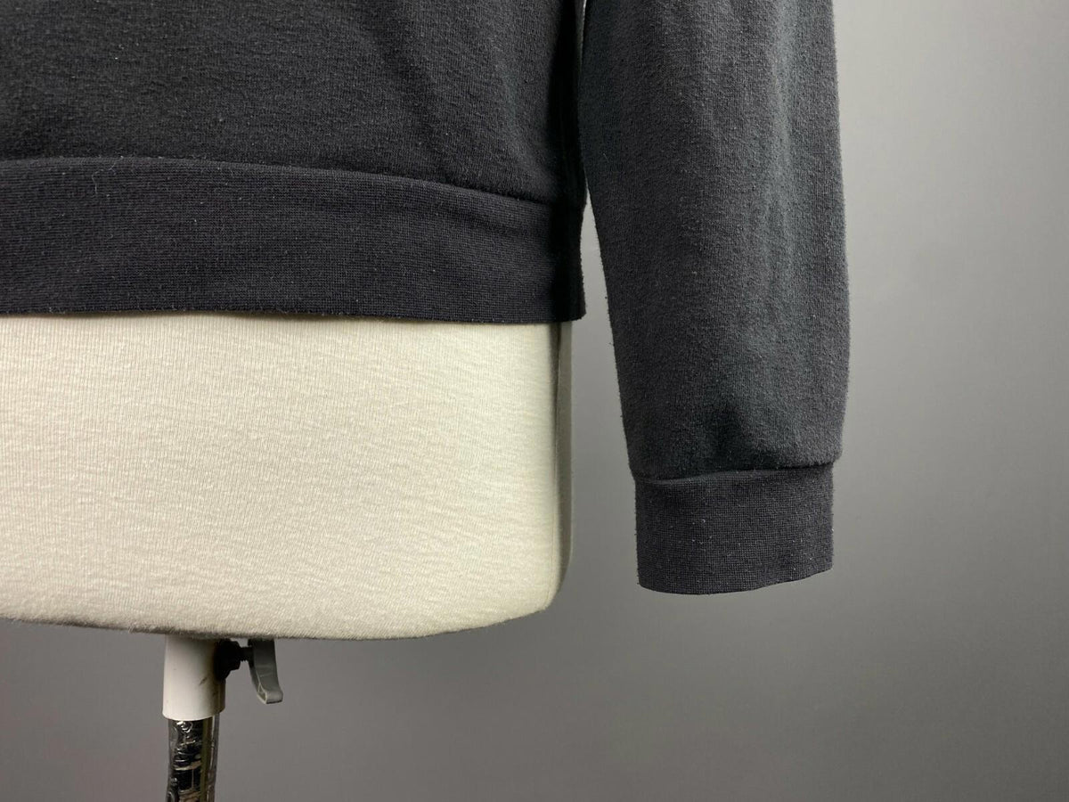 STUSSY One World Black Cotton Big Logo Sweater – Size L