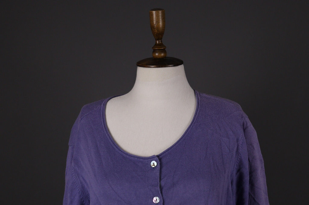 Gudrun Sjoden Blue Knit Cardigan Sweater – Size L