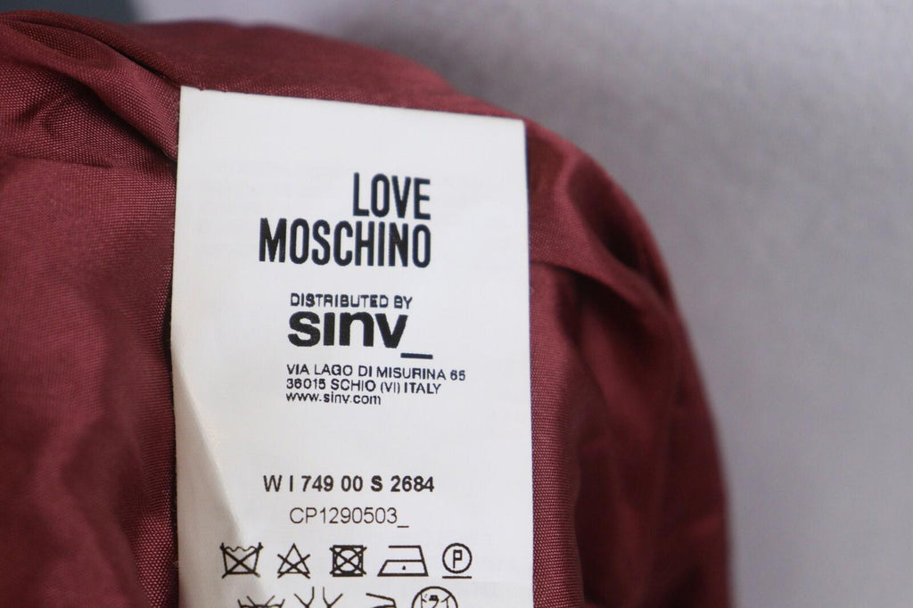 LOVE MOSCHINO Red Long Sleeve Three Button Coat Blazer – Size US 6