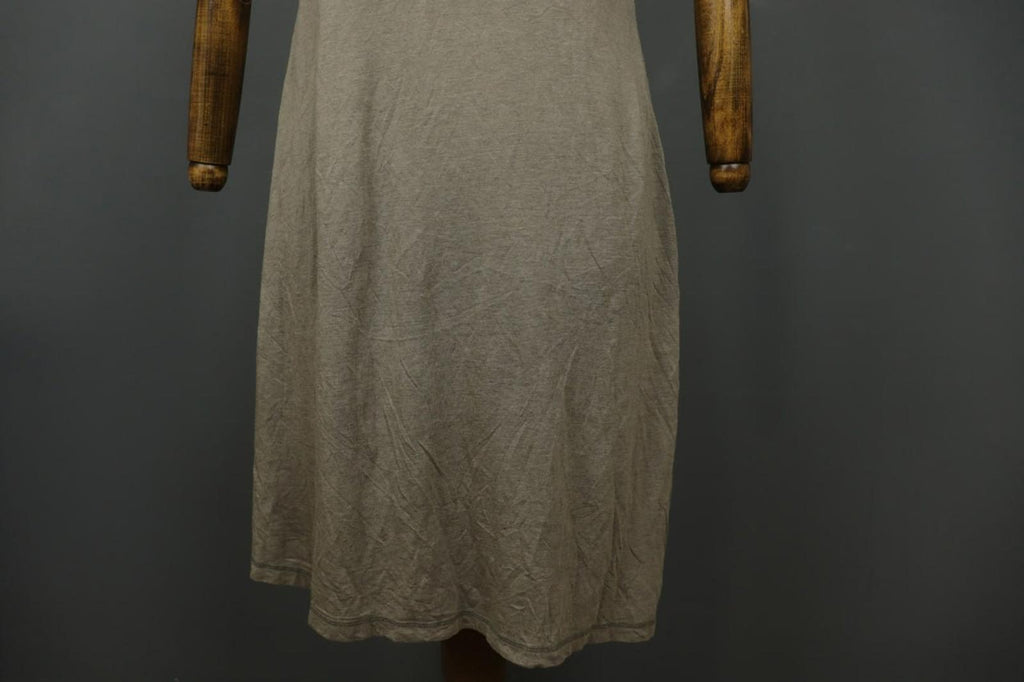 GUDRUN SJODEN Brown 100% Modal Sleeveless Scoop Neck Pullover Tank Dress – Size L