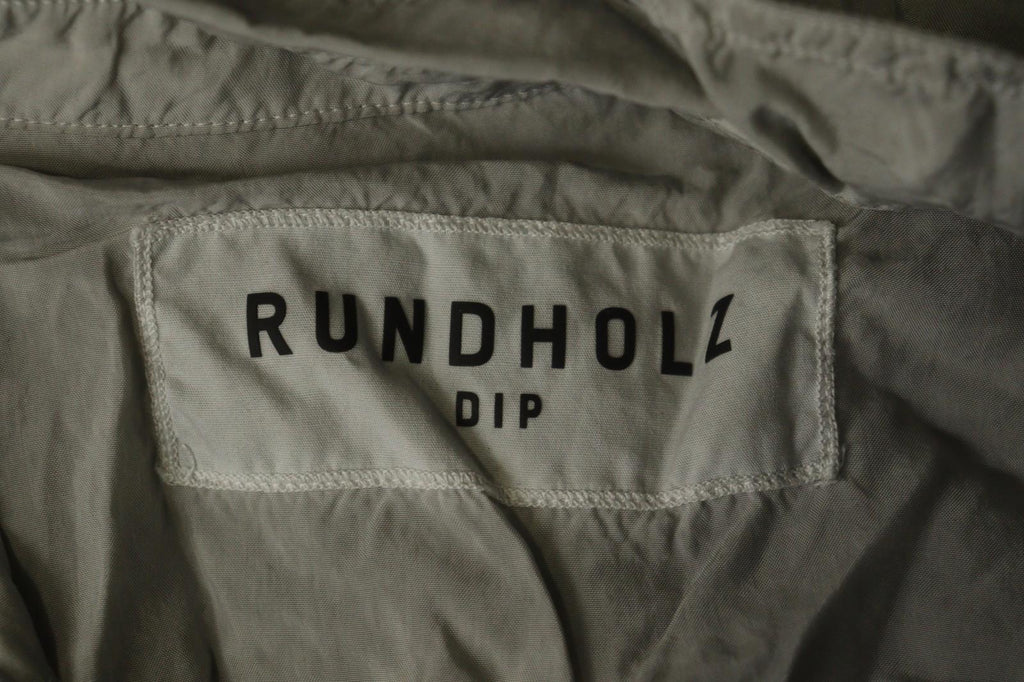 RUNDHOLZ DIP Gray 100% Cupro Long Sleeve Collared Casual Button-Up Shirt – Size S