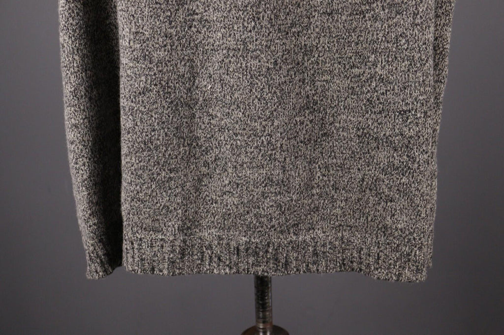 COP COPINE Gray Designer Knit Drape Cardigan Sweater – Size M