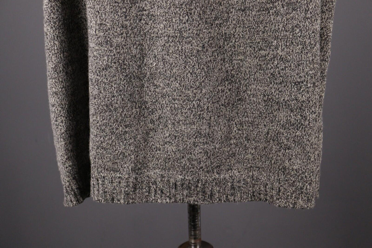 COP COPINE Gray Designer Knit Drape Cardigan Sweater – Size M