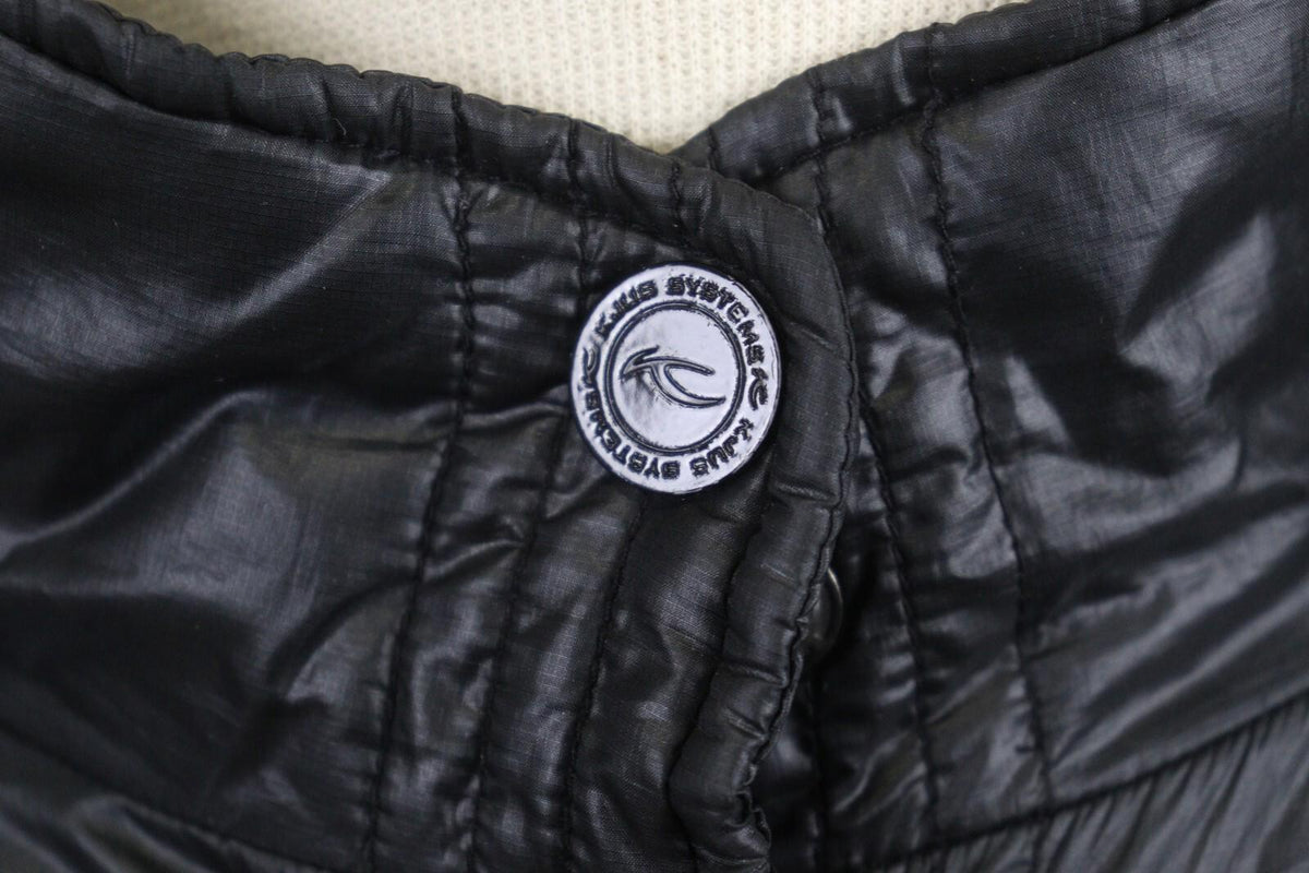 KJUS Pertex Quantum Black Long Sleeve Button Front Ski Jacket – Size XL