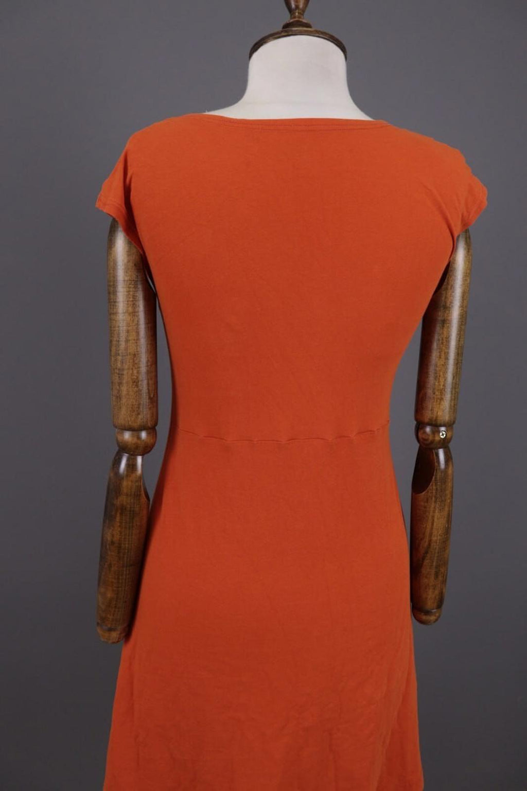 GUDRUN SJODEN Orange Summer A-Lien Tunic Dress – Size S