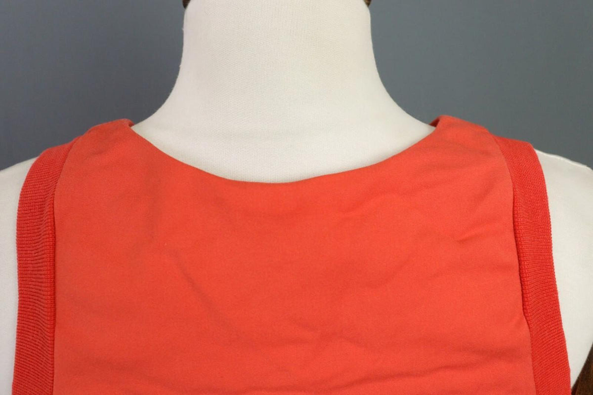 LACOSTE LIVE Dress Red V-Neck A-Line Tennis Short – Size S