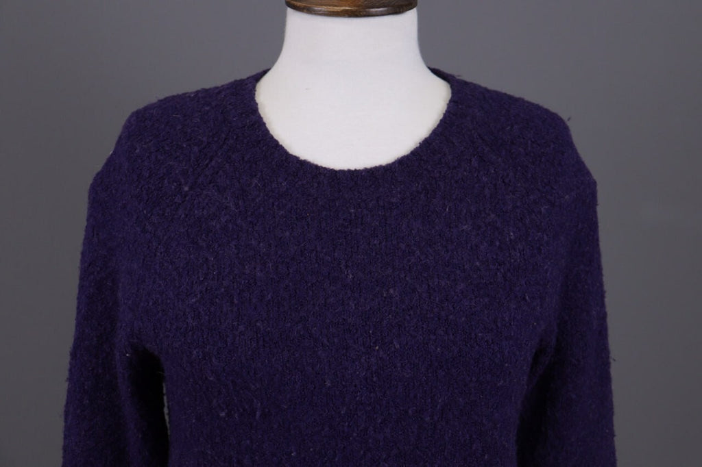 Miss Sixty Purple Knit Cropped Sweater – Size S