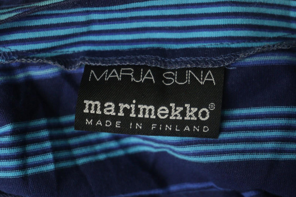 MARJA SUNA MARIMEKKO Navy Purple Striped Button Front Cardigan Sweater – Size XL