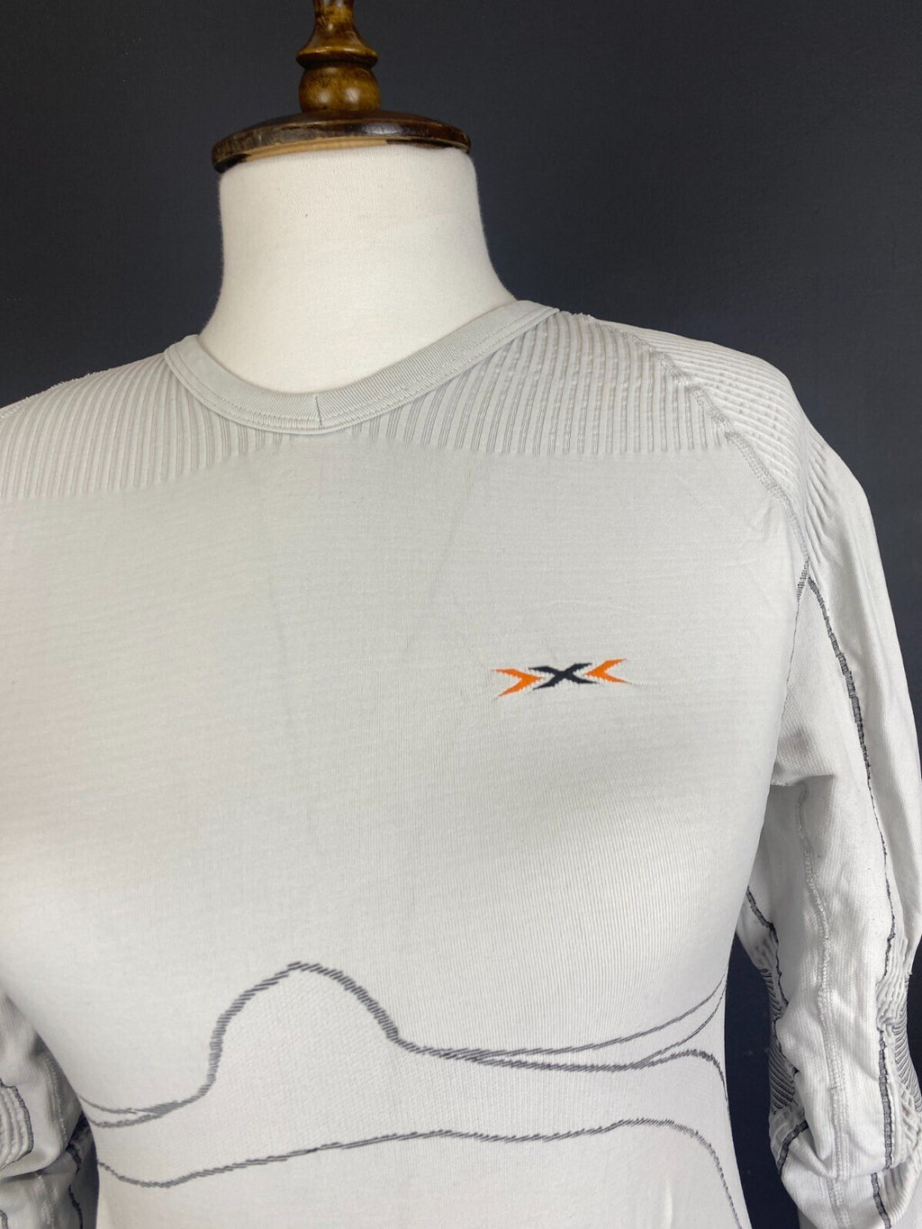 X-Bionic White Long Sleeve Top Jersey Base Layer Thermo Short – Size S/M