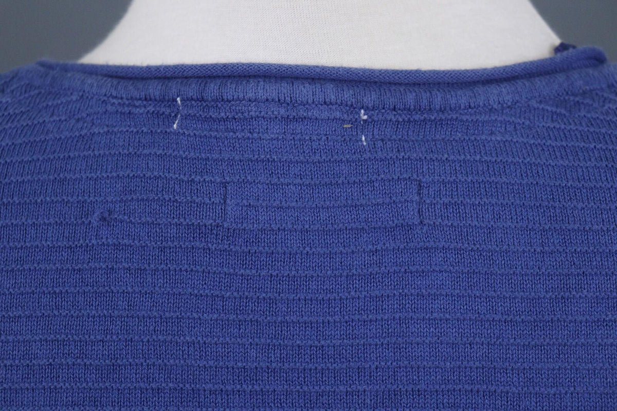 GUDRUN SJODEN Blue Striped Long Sleeve Top Blouse – Size M