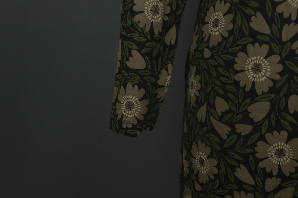 Gudrun Sjoden Shift Dress Multicolor Floral Pullover Long Sleeve – Size S / M