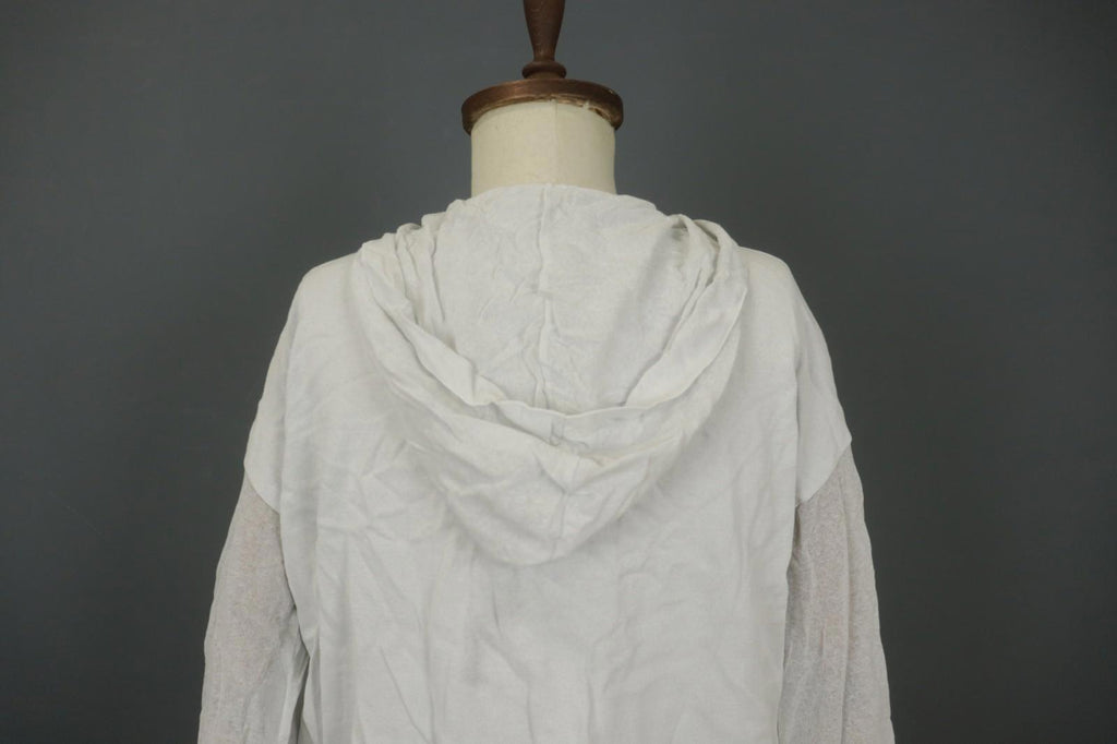 Annette Görtz White Cotton Long Sleeve Regular Fit Full Zip Hoodie – Size M