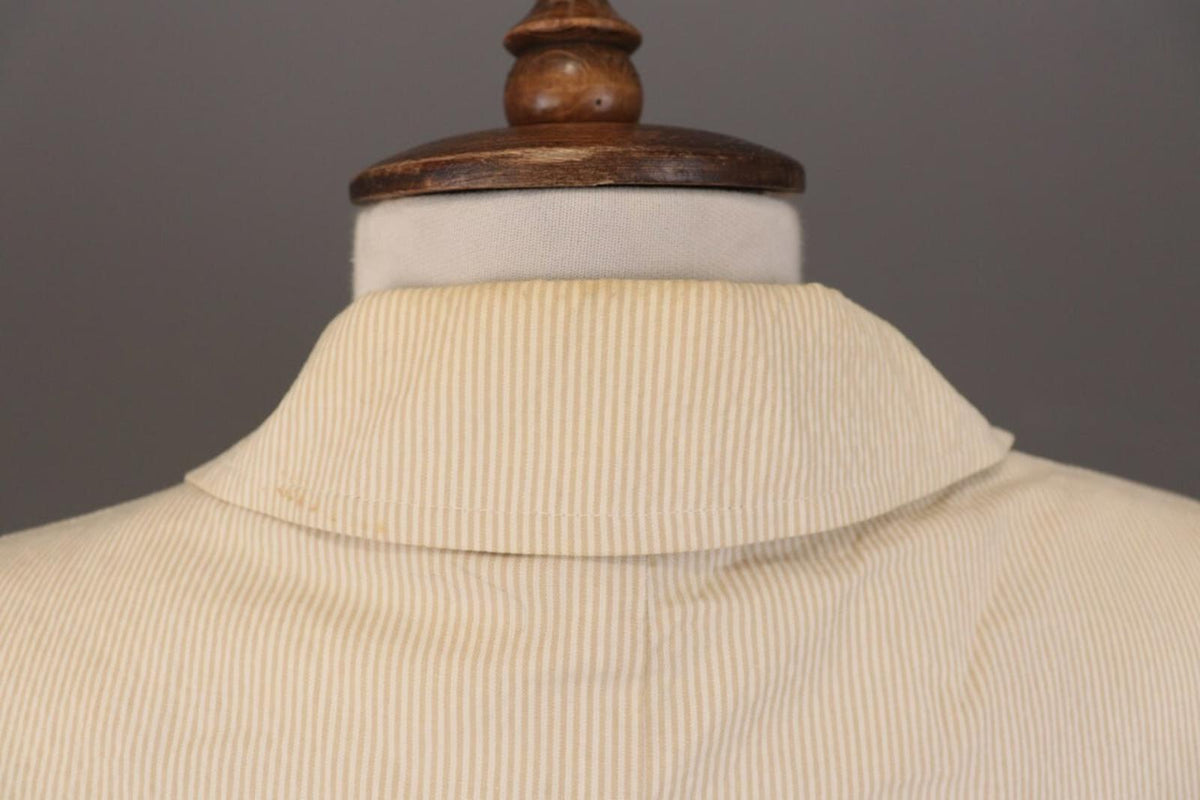 WEEKEND MAX MARA Beige Pinstripe One Button Blazer Jacket – Size USA 10