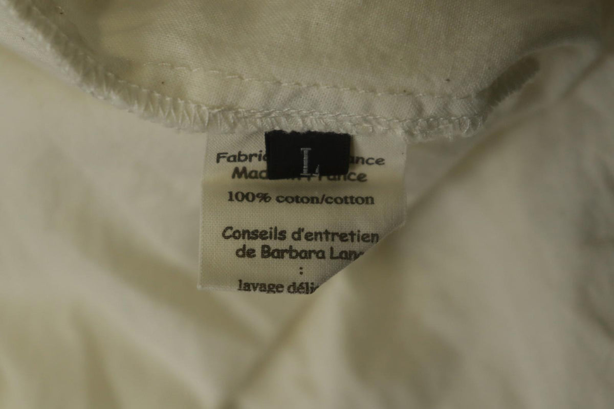 BARBARA LANG Cotton Square Neck Sleeveless Knee Length Pullover Tank Dress Sz L