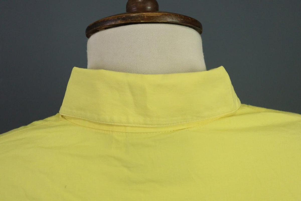 Versace Jeans Couture Button Down Yellow Shirt Vintage – Size Small
