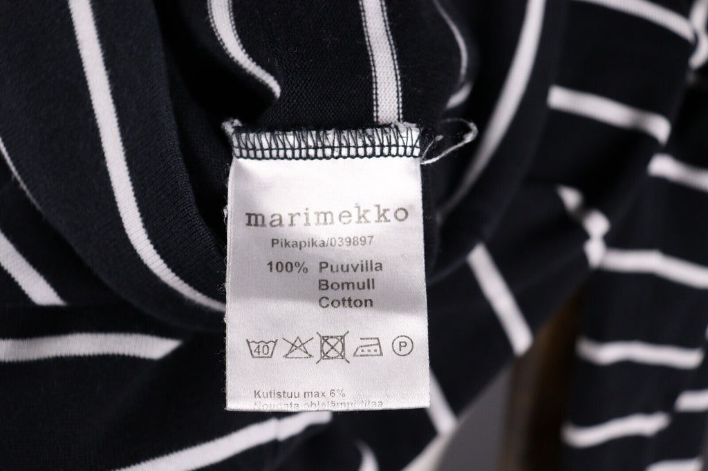 Marimekko Pikapika Multicolor Stripe Long Sleeve Knit Sweater Dress – Size S