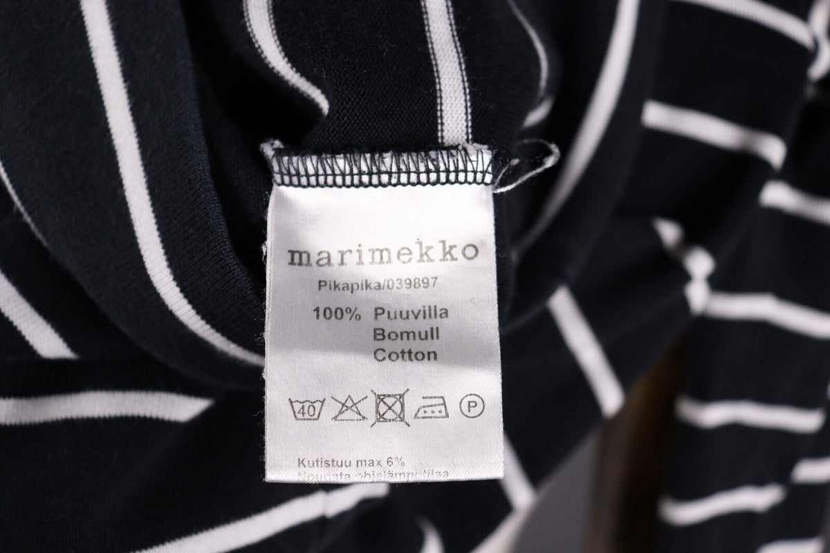 Marimekko Pikapika Multicolor Stripe Long Sleeve Knit Sweater Dress – Size S