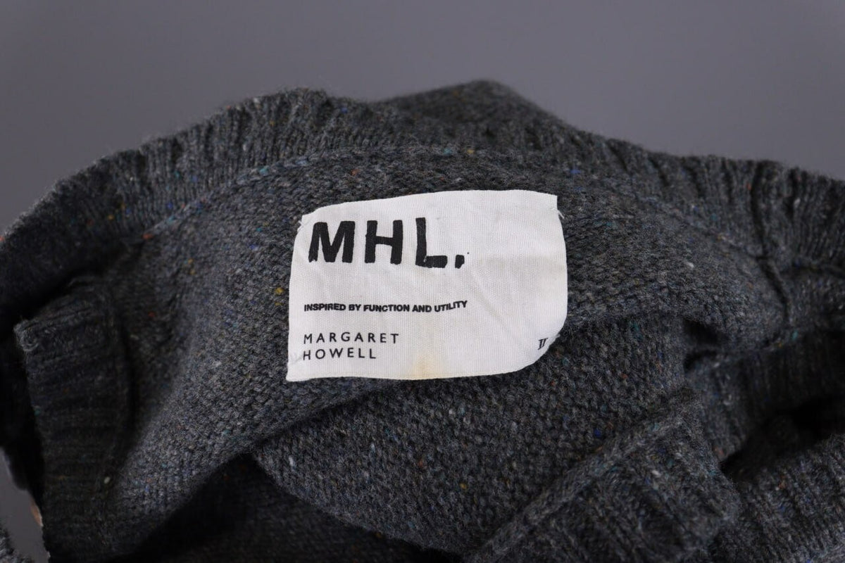 Margaret Howell MHL Japan Gray Knitted Wool Vest – Size 2 / S