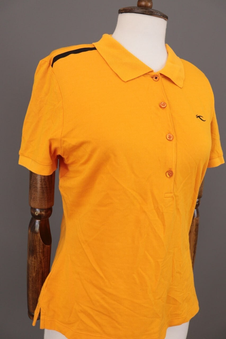 KJUS Systems Orange Short Sleeve Polo Shirt – Size 42 / XL