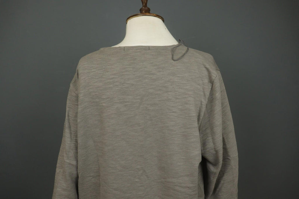 GUDRUN SJODEN Gray 100% Cotton Knitted Long Sleeve Button Front Cardigan – Size L