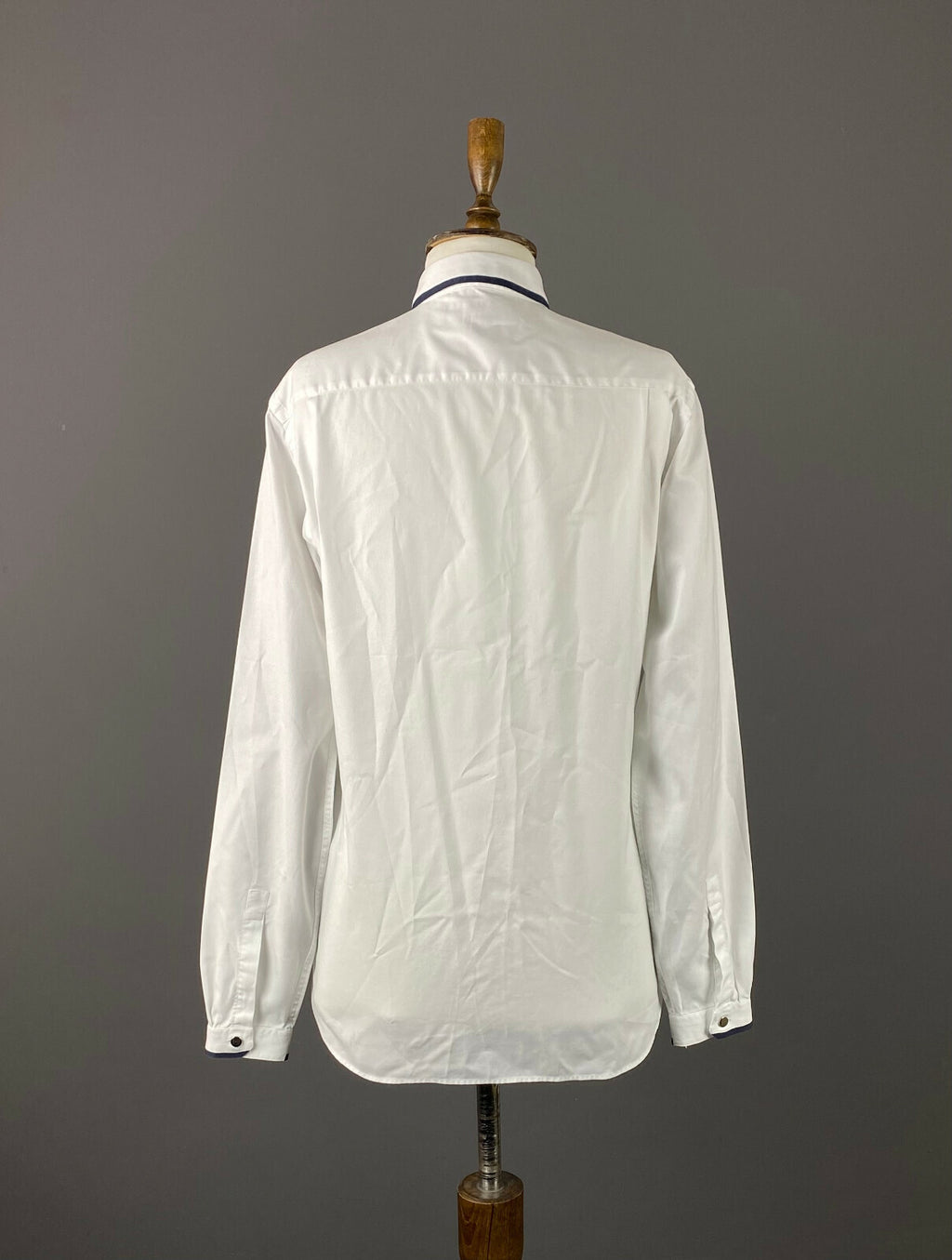 The Kooples White Cotton Fitted Button Down Long Sleeve Shirt – Women's M