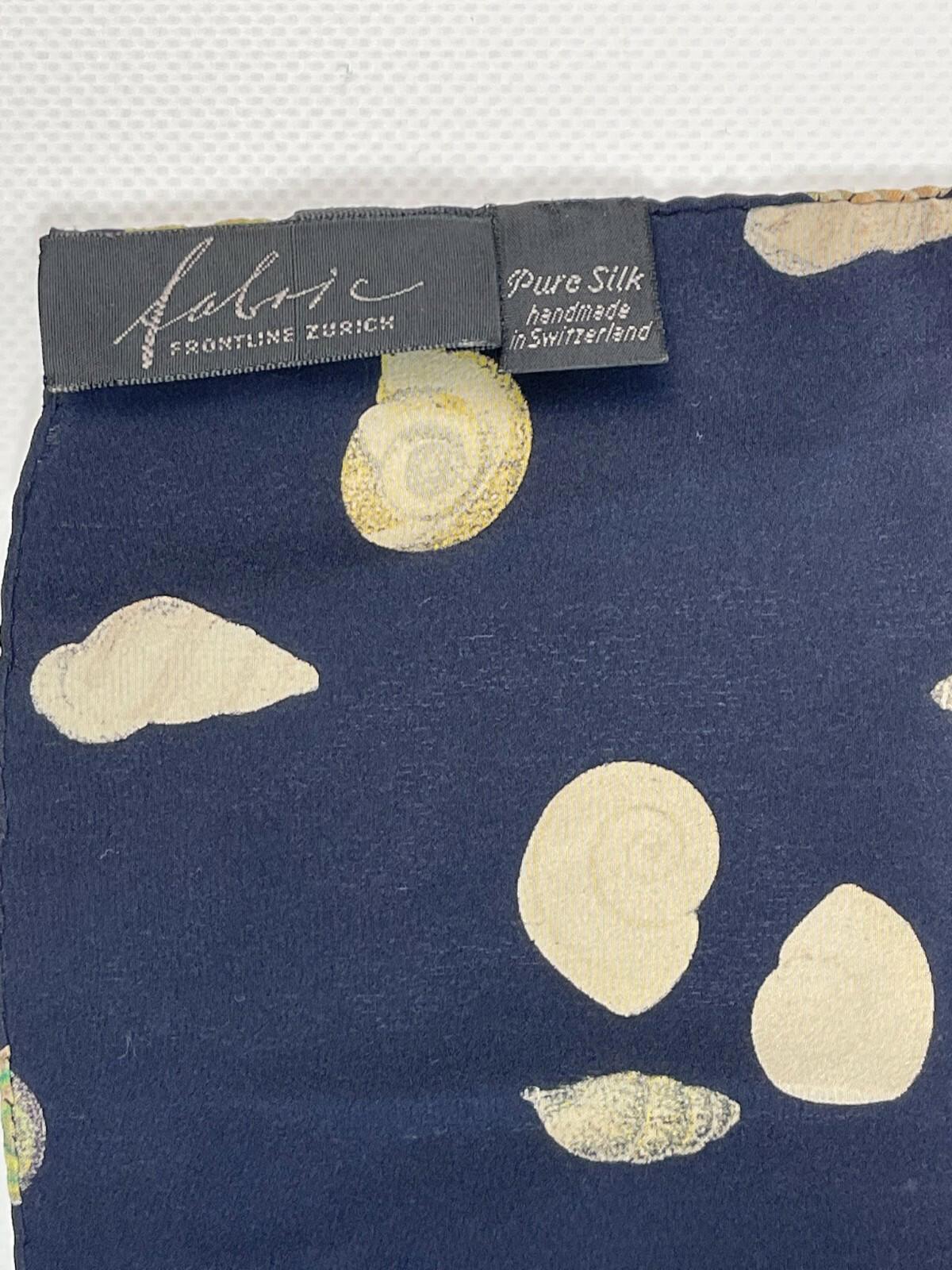 FABRIC FRONTLINE ZURICH Pure Silk Multicolor Summer Scarf
