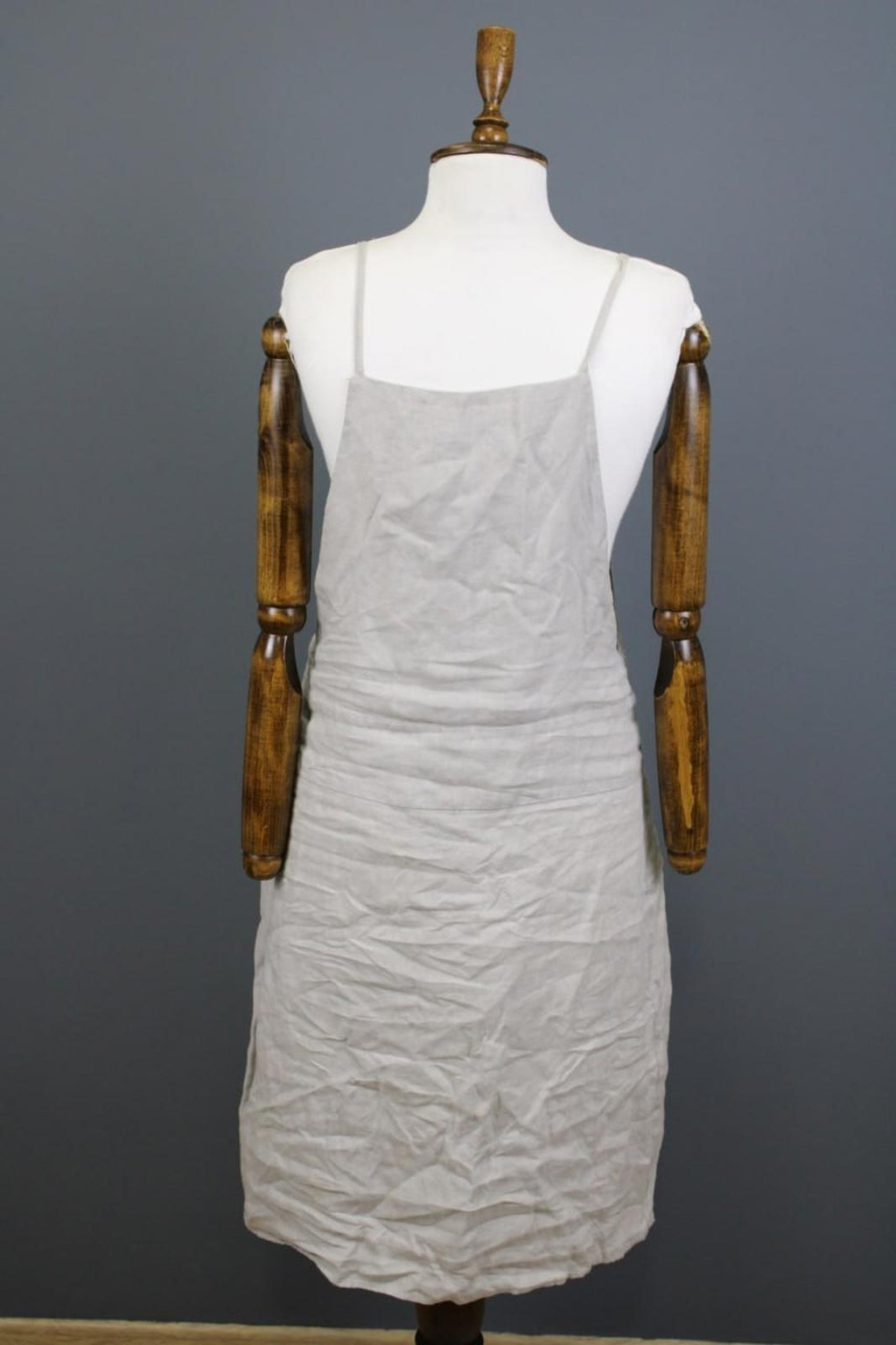 SARAH PACINI Gray Spaghetti Strap Square Neck Sleeveless Tank Dress – Size M/L