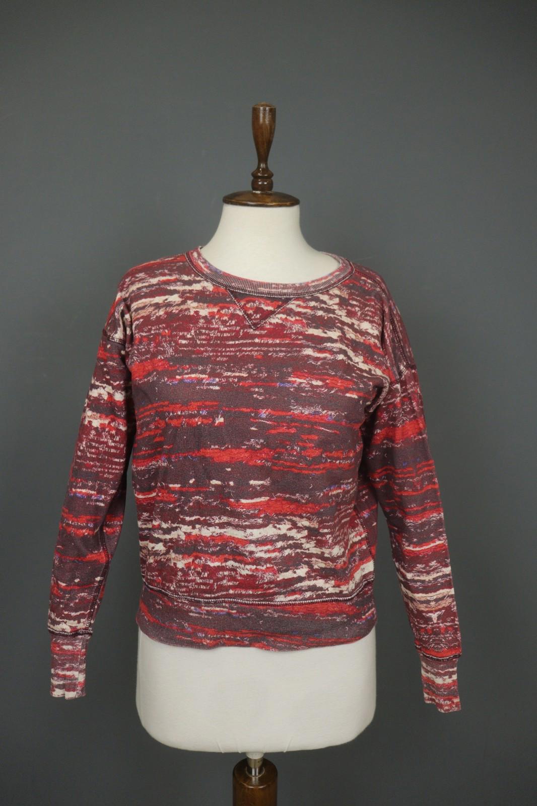 ISABEL MARANT POUR H&M Multi Space Dye Raglan Sleeve Pullover Sweater – Size 34