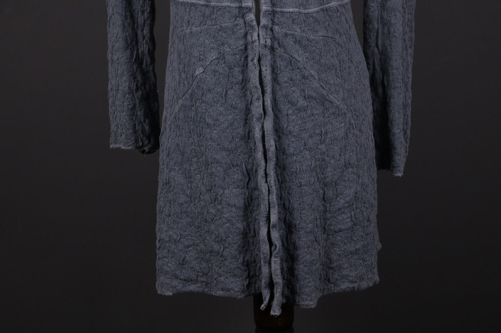 Transit Par Such 530 Gray Long Sleeve Linen Blend Dress – Size 5