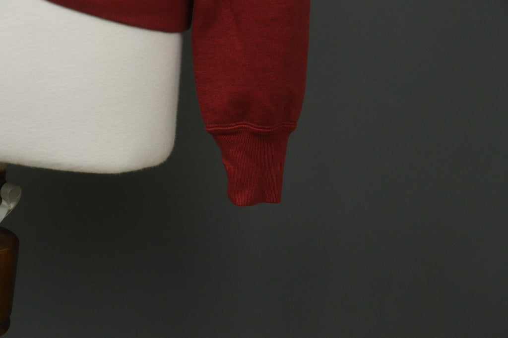 ISABEL MARANT ÉTOILE Burgundy Fleece Lined Crew Neck Pullover Sweatshirt – Size 38