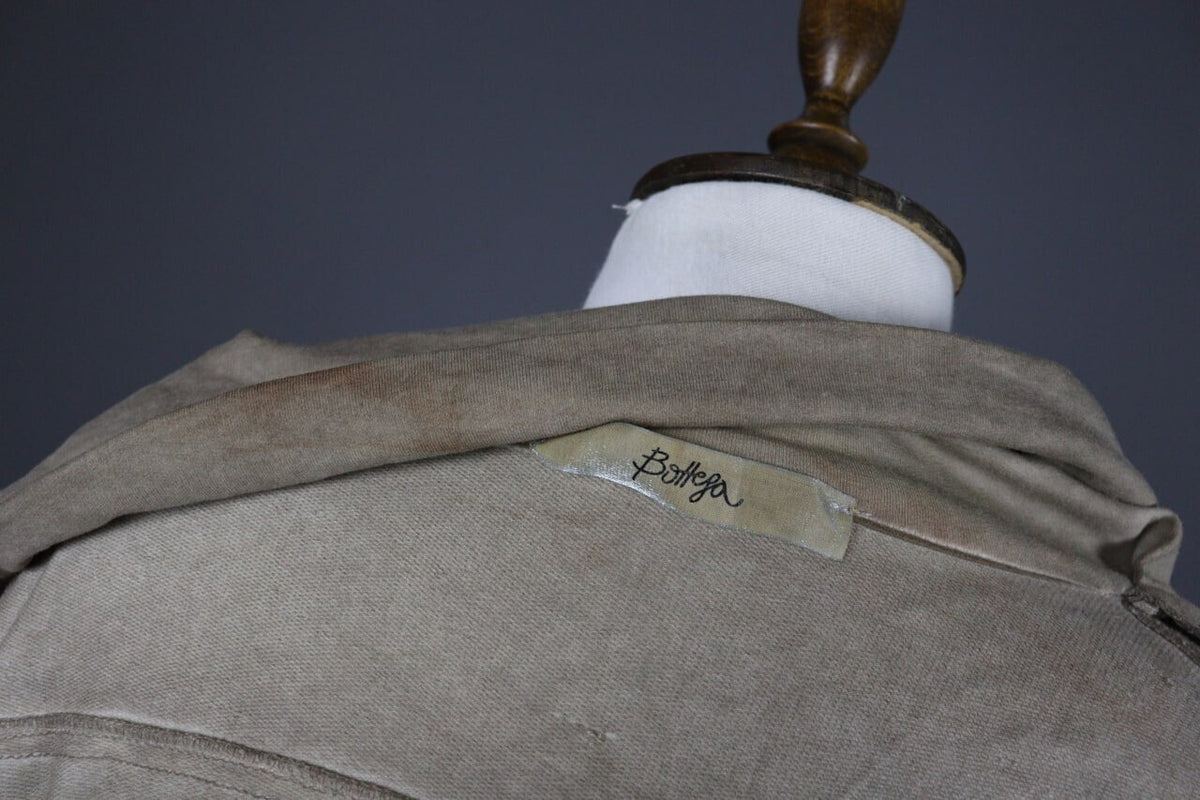 Bottega by Elisa Cavaletti Beige Lagenlook Lightweight Coat Jacket – Size L