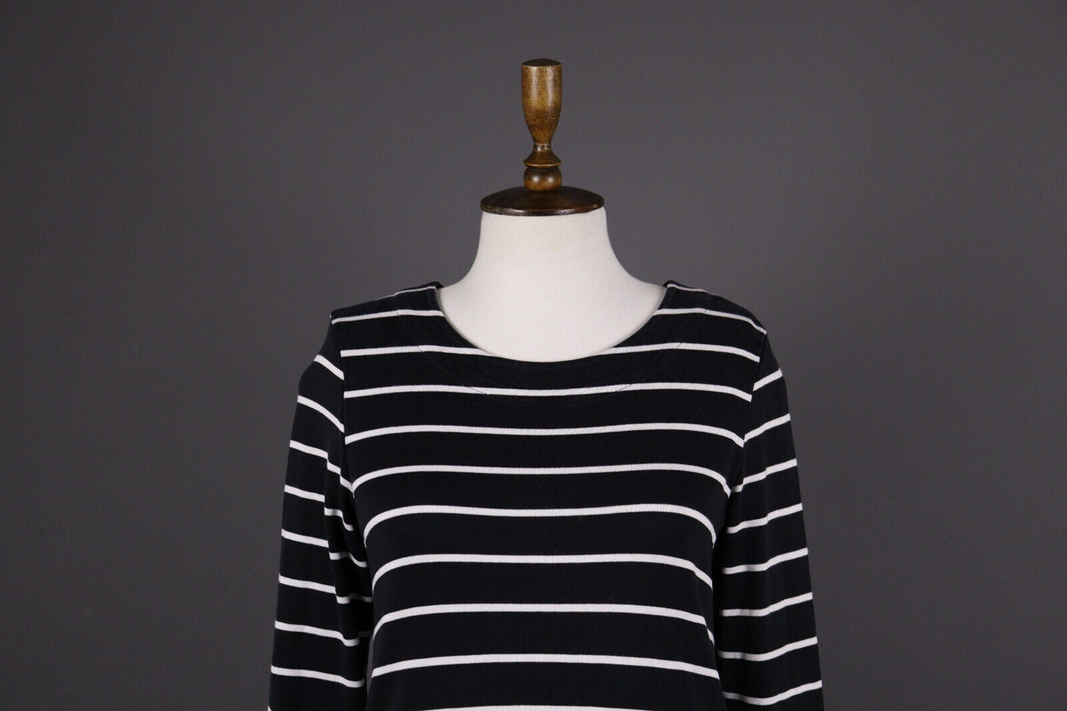 Marimekko Pikapika Multicolor Stripe Long Sleeve Knit Sweater Dress – Size S