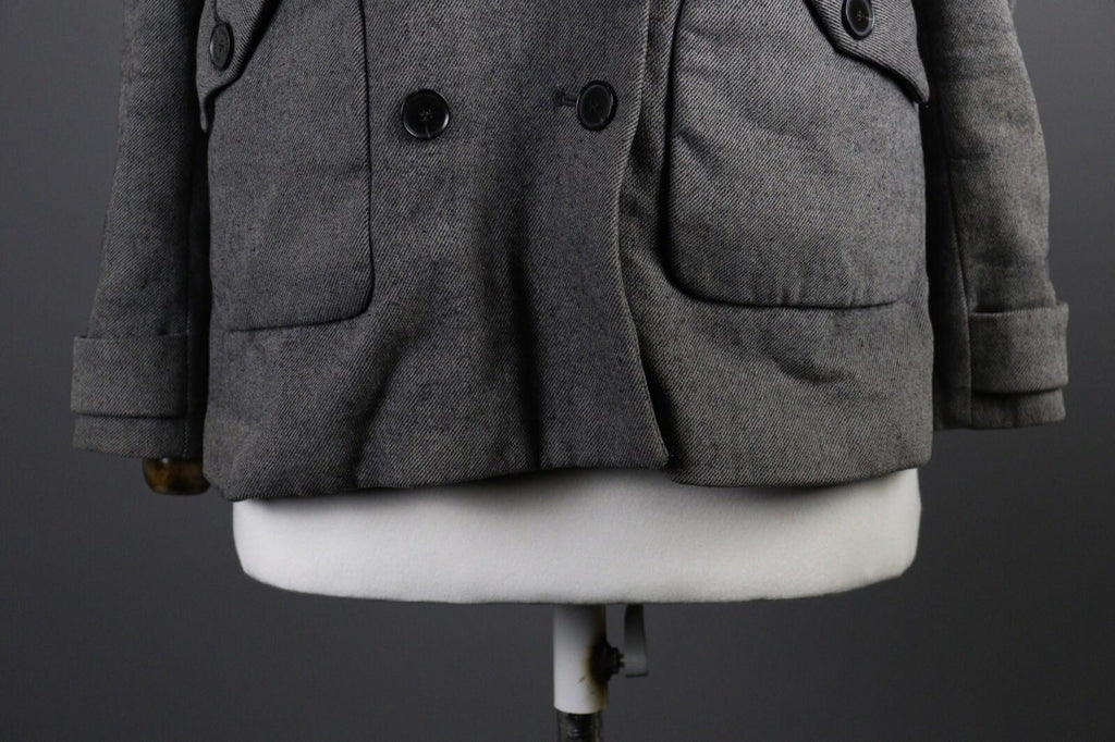 LACOSTE Wool Multipocket Double Breasted Pea Coat Jacket – Size 36