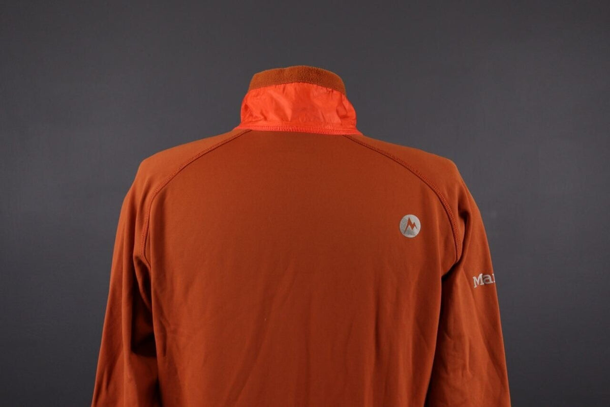 Marmot Orange Full Zip Quilted Outdoor Jacket – Size S