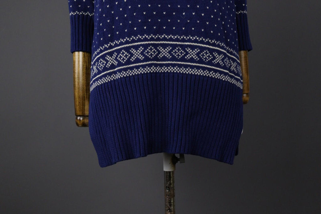 DENIM & SUPPLY RALPH LAUREN Blue Fair Isle Knit Sweater – Size S