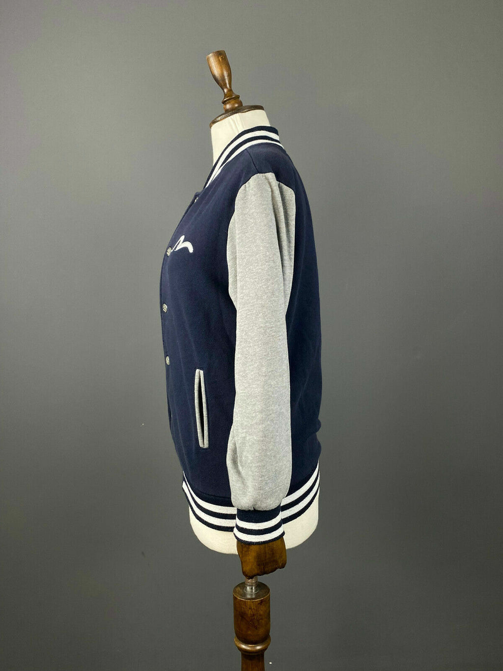 Evisu Limited Custom Made Blue Snap Baseball Jacket – Women's M