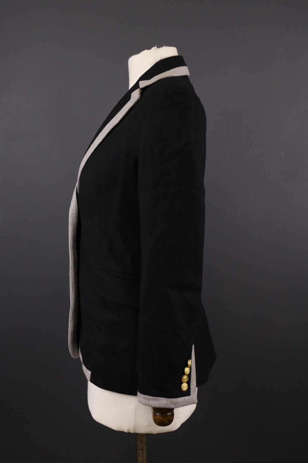 J. Crew Hacking Wool Two Button Herringbone Blazer Jacket – Size 2