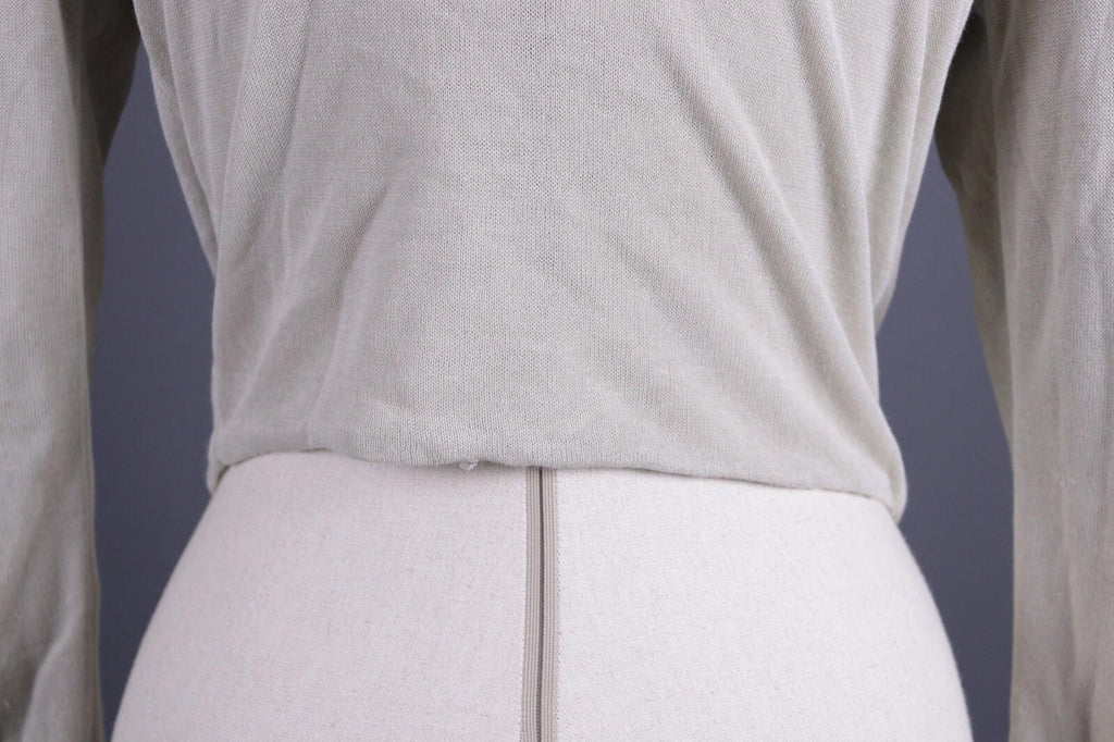 TRANSIT PAR SUCH Gray Knit Cropped Cardigan Sweater – Size 3 / M