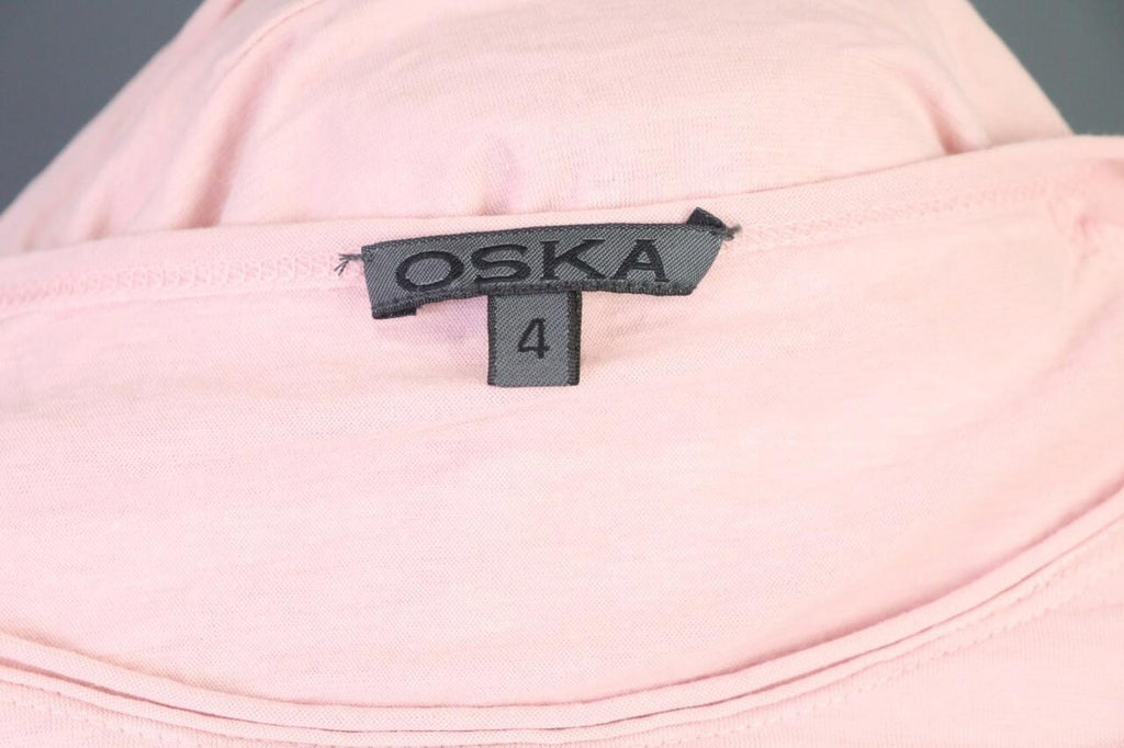 OSKA Pink Short Sleeve Tunic Top Shirt – Size 4