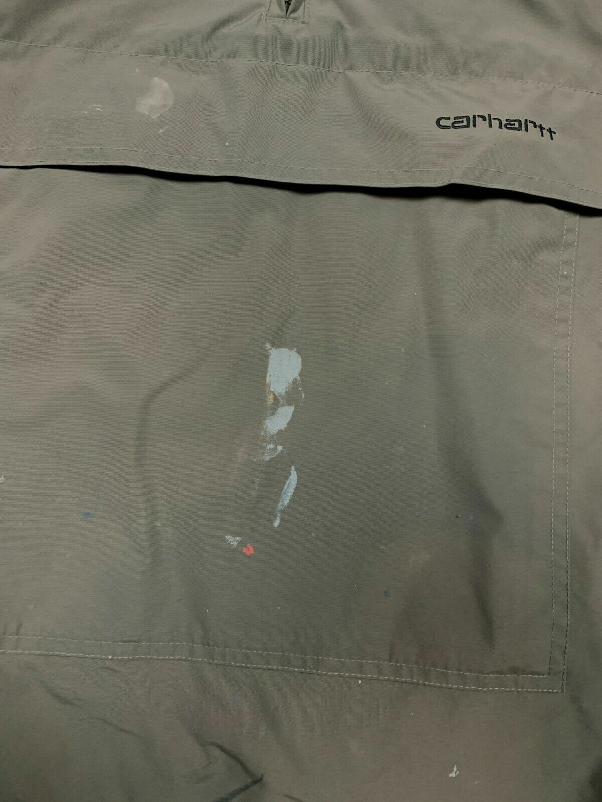 Carhartt Windbreaker Pullover Brown Anorak Nylon Jacket – Men's S