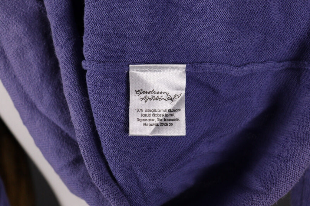 Gudrun Sjoden Blue Knit Cardigan Sweater – Size L