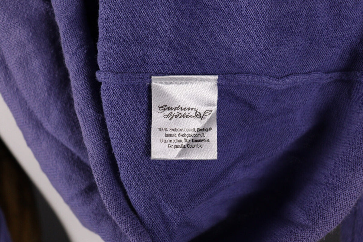 Gudrun Sjoden Blue Knit Cardigan Sweater – Size L