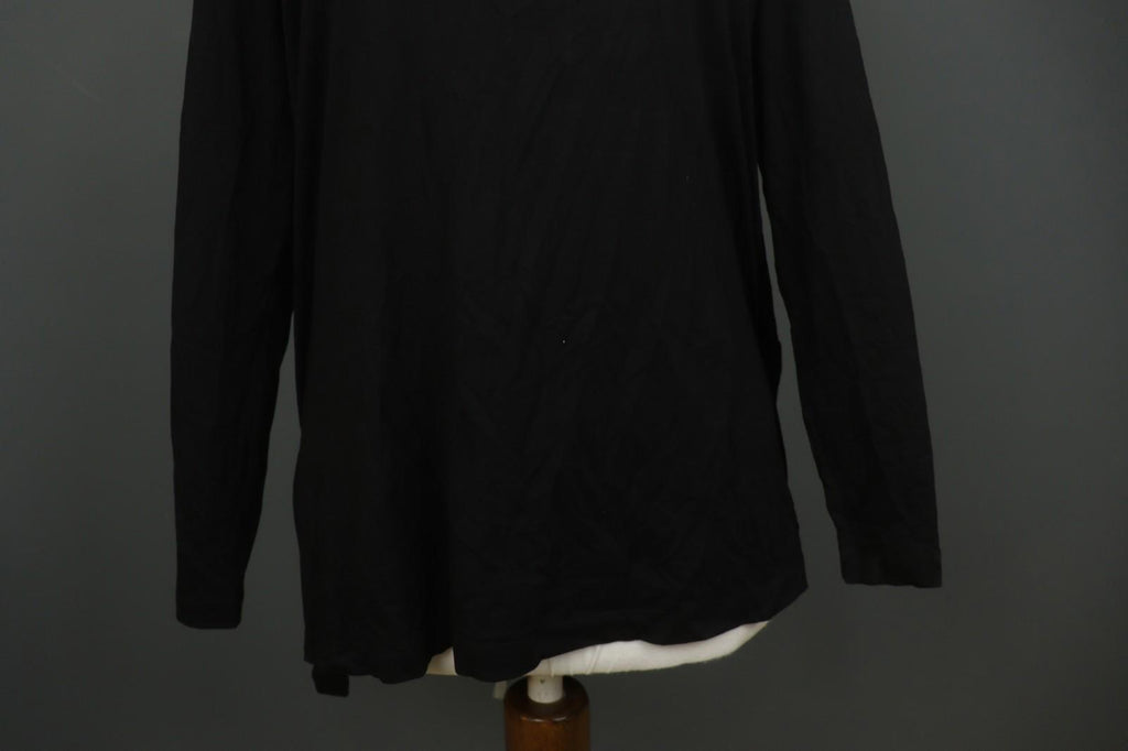 XD XENIA DESIGN Black Viscose Long Sleeve Pullover Off The Shoulder Top – Size M